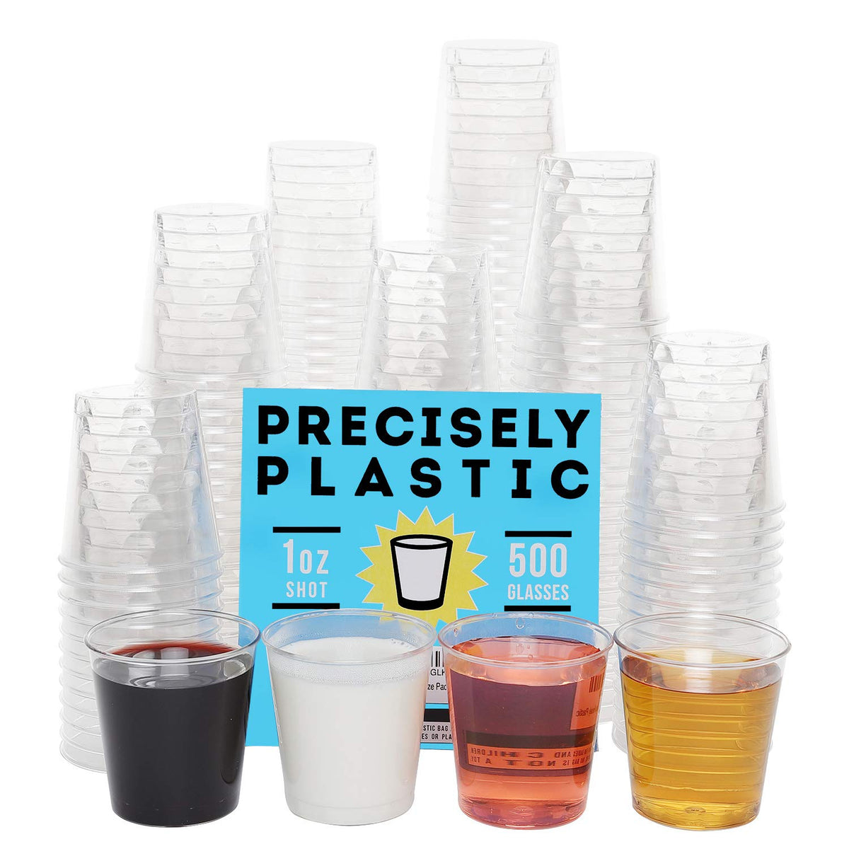 1oz., 2oz. & 3oz. Durable Premium Plastic Shot Glass VALUE PACKS – The  Cutlery Shop